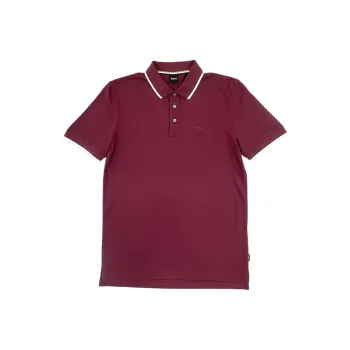 HUGO BOSS Polo Shirts Men Red