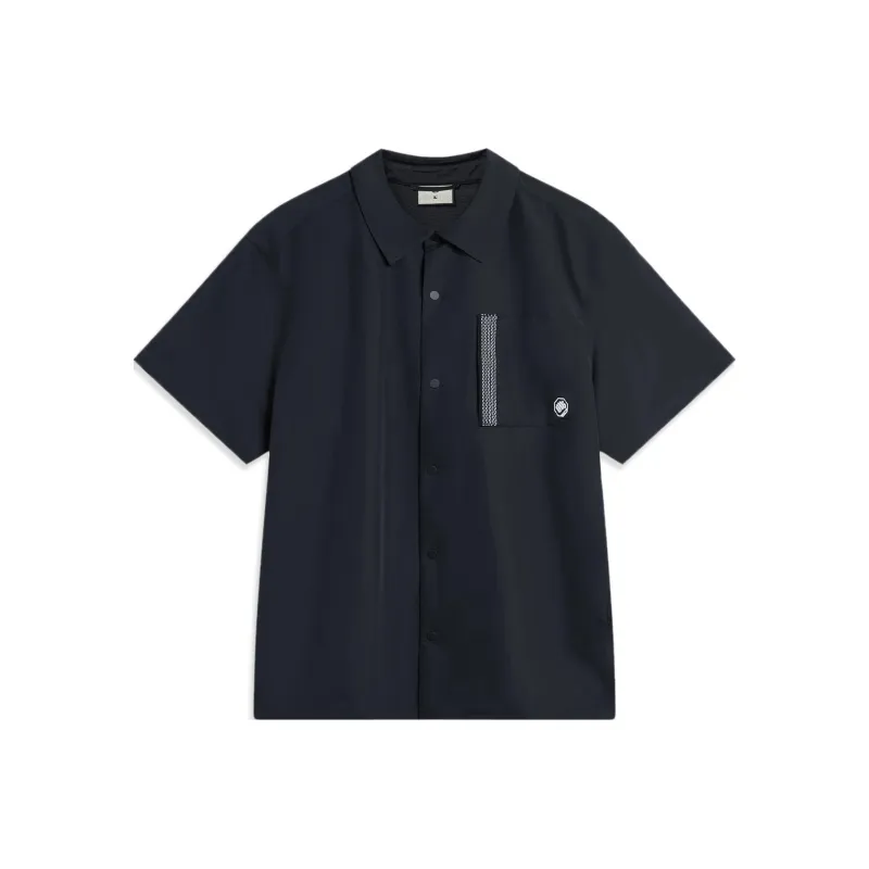 LiNing x MISTER CARTOON Badfive Shirt Men's Black-0