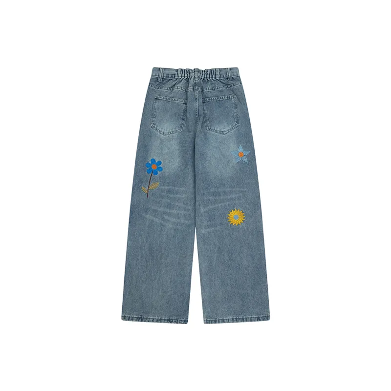 BRYAN JIMENEZ Jeans Unisex Blue-1