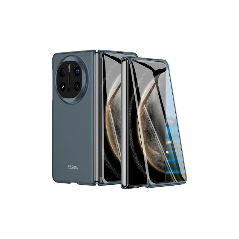 Mivana Leather Material Gentleman Business Style Phone Cases Compatible With Huawei Mate X6-7