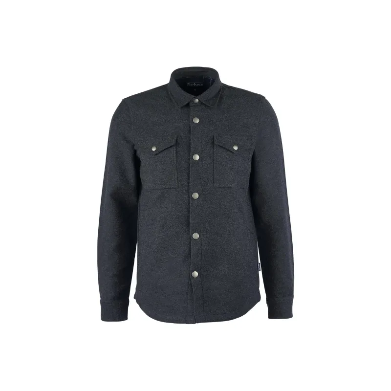 BARBOUR Barbour Carrbridge Overshirt Shirt Men's Soot Marl-0
