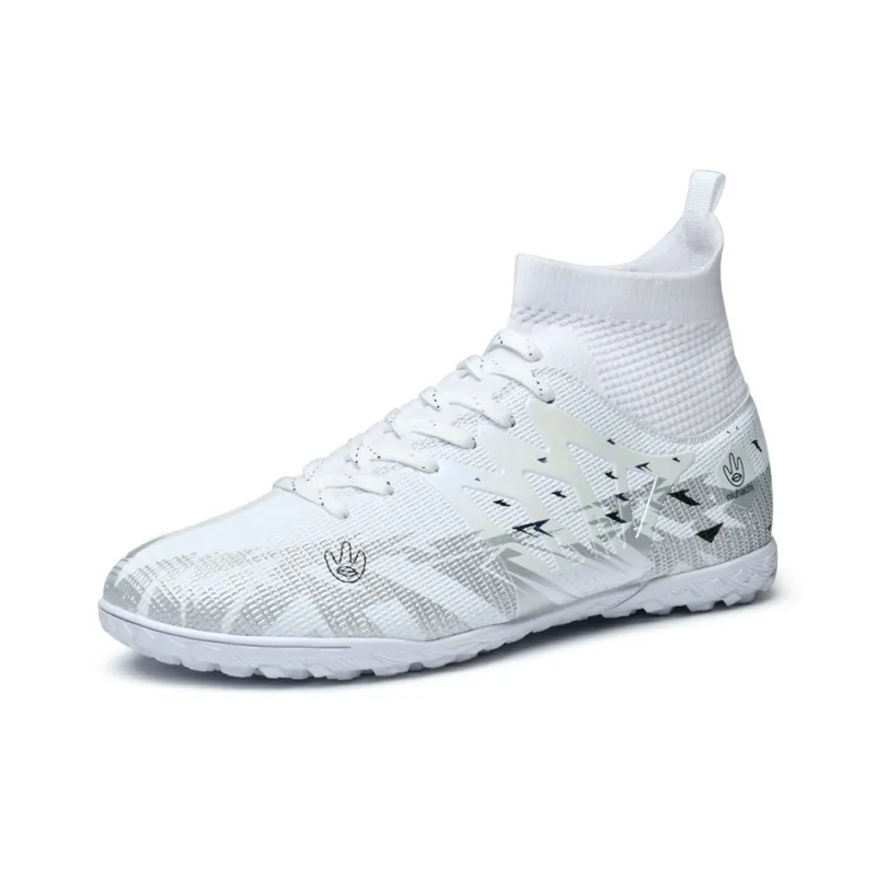QIUTEXIONG MG Multi Ground Soft Ground, Firm Ground, Artificial Ground Slip Resistant Coverage Soccer Shoes Unisex-15