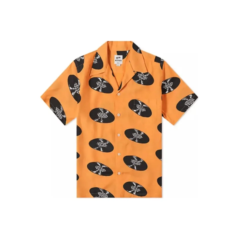 Vans x Wacko Maria Hawaiian Woven Shirt Shirt Men's Orange-0