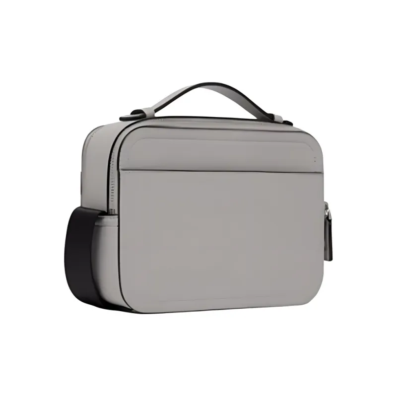 MICHAEL KORS MK Cooper Artificial Leather Camera Bag Handbag Shoulder Bag Crossbody Bag Men's Pearl Gray-1