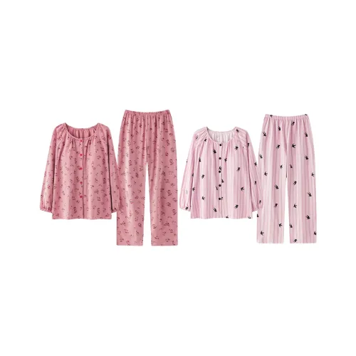 Herbal Primer Pajama Set Women's Combo Set