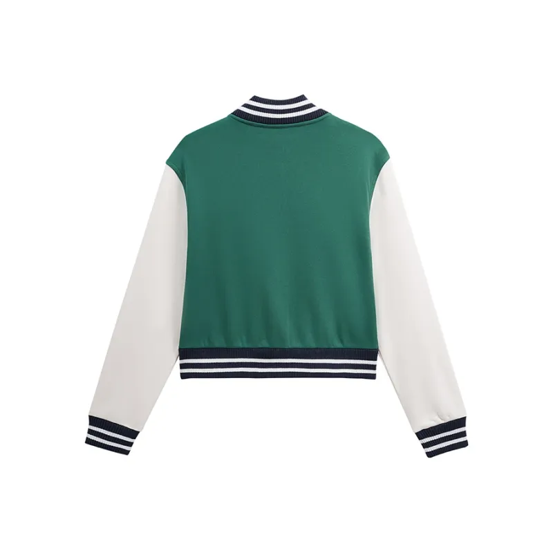 Wilson HUDSON VARSITY Baseball Jacket Women's Field Green-1
