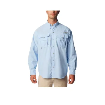 Columbia Men’s PFG Bahama™ II Long Sleeve Shirt - Tall Shirt Men's Blue