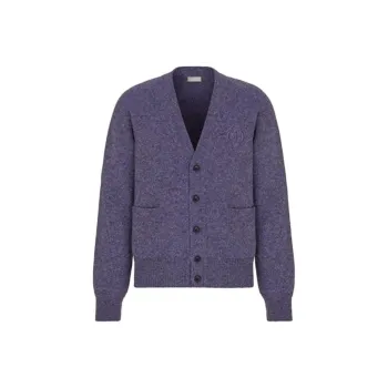DIOR Loose Fit Knitwear Men's Purple
