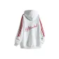 White Heather Gray Fleece-Lined (3-Stripes Version-Q6810 Fleece-Lined)