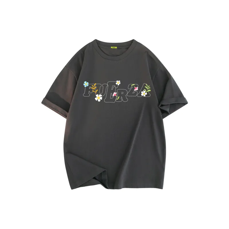 FUERZA T Shirt Unisex White With Embroidery-21