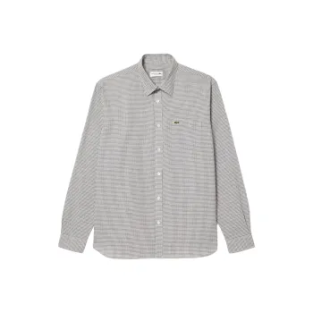 LACOSTE Checked Flannel Cotton Shirt