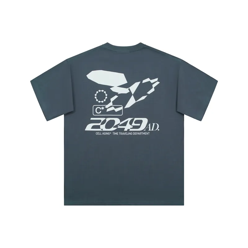 CELL AGING T Shirt Unisex Smoke Blue-1