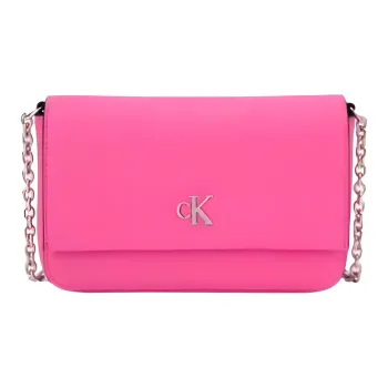 CALVIN KLEIN Synthetic Material Small Square Bag, Crossbody Bag, Shoulder Bag Medium Size Women's Barbie Pink