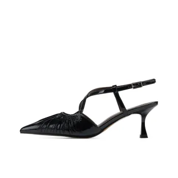 GG CC Commute Sandals Slim Heel Cut Out Date High Heels 6cm Women's