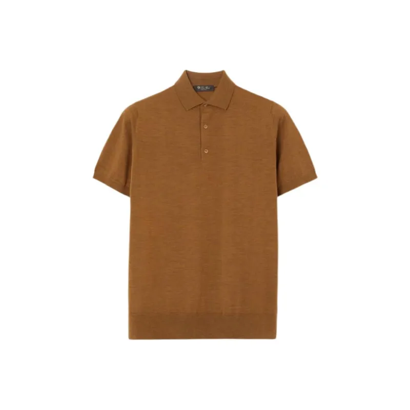 Loro Piana Polo Shirt Men's Camel Oasis-0