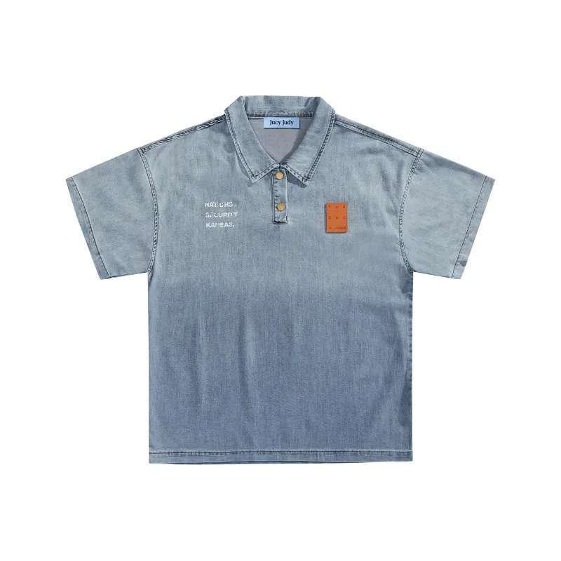 JUCY JUDY Polo Shirt Unisex Blue-0