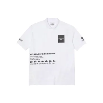 LACOSTE Polo Shirts Men White