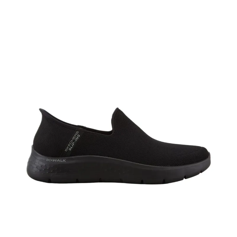 Skechers Go Walk Fle Low Top Casual Shoes Men's Black-1