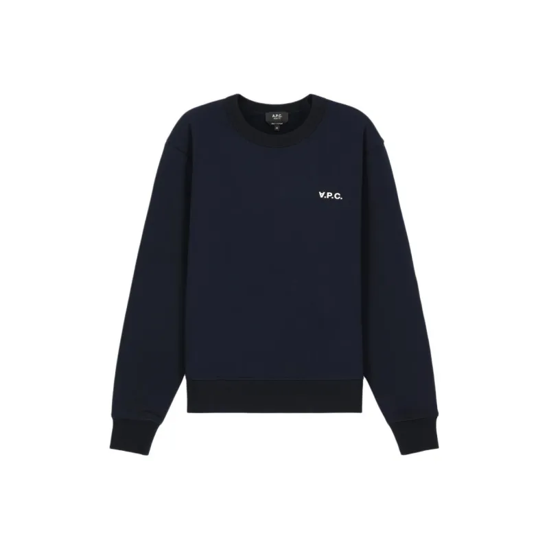 A.P.C Logo Printed Crewneck Sweatshirt-0