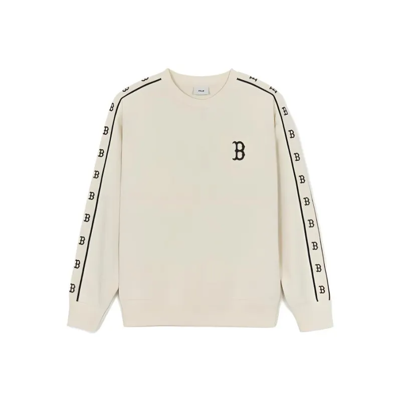 MLB Boston Red Sox Sweatshirt Unisex Dark Cream-0