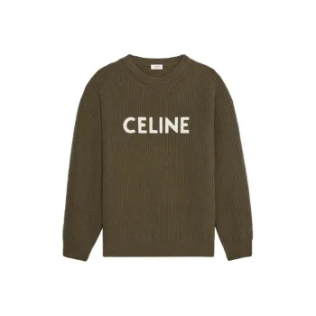 CELINE Sweater Men's Khaki Green
