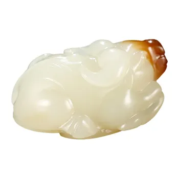Treasure Hetian Jade Pendants White Jade/Pale Greenish White Jade Unisex