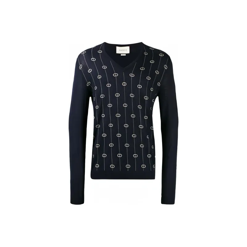 GUCCI Sweaters Men Dark Blue-0