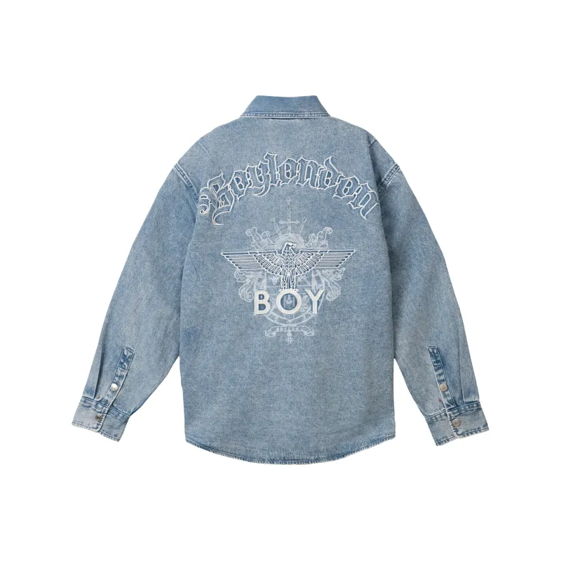 Boy London Denim Jacket Unisex Sky Blue-1