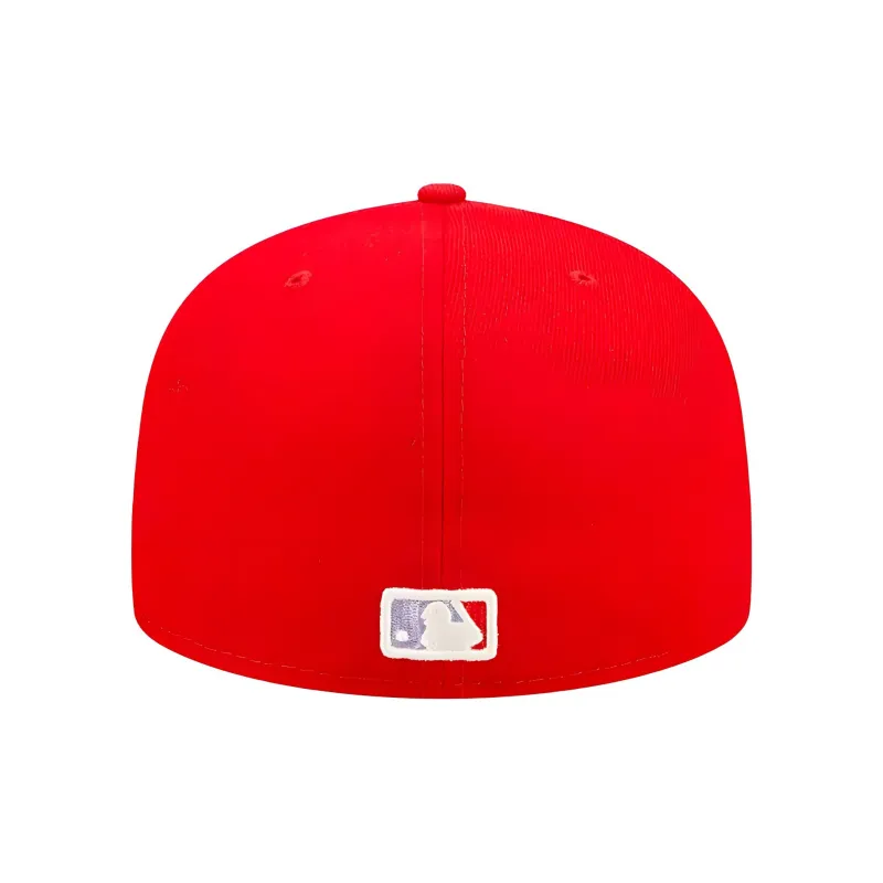 New Era   Baseball Caps Unisex Red-1