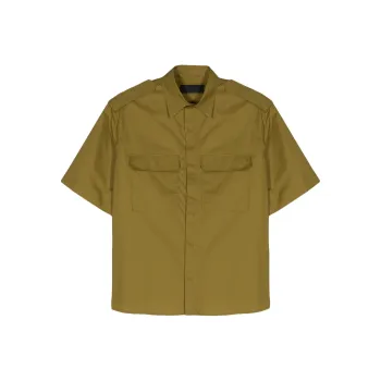Neil Barrett Epaulettes Poplin Shirt