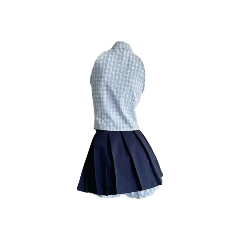 MISSHONEY MH Skirt Set Women's Blue-1
