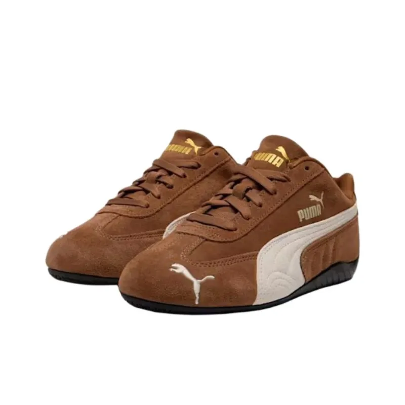 PUMA Speedcat Collection Anti Slip Wear Resistant Low Top Casual Shoes Women's Brown-2