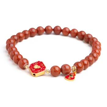 Xianyuan Southern Red Agate Bracelets Unisex