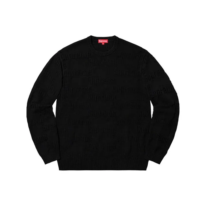 Supreme Raised Logo Sweater-0