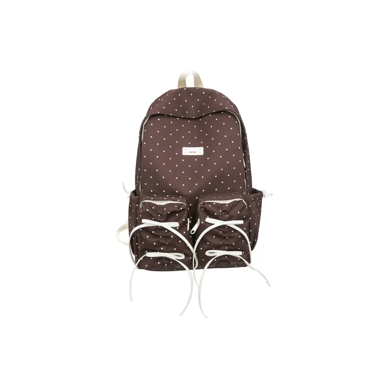 Alcohol Dragon Nylon Backpack Women's Multicolor-17