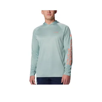 Columbia PFG Terminal Tackle™ Heather Sweatshirt Men's Light Green
