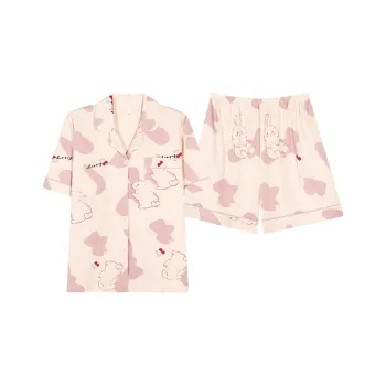 Pretty Lady Pajama Set Women's Pink Apricot
