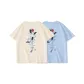 [100% cotton 2 Pack]Light Beige+Glacier Blue
