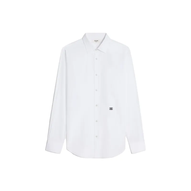 CELINE Loose Shirt In Cotton Poplin-0