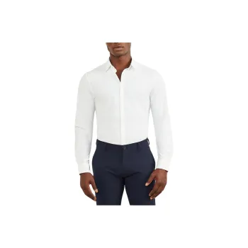 GUESS Formal Button-Up Shirt Shirt Men's White