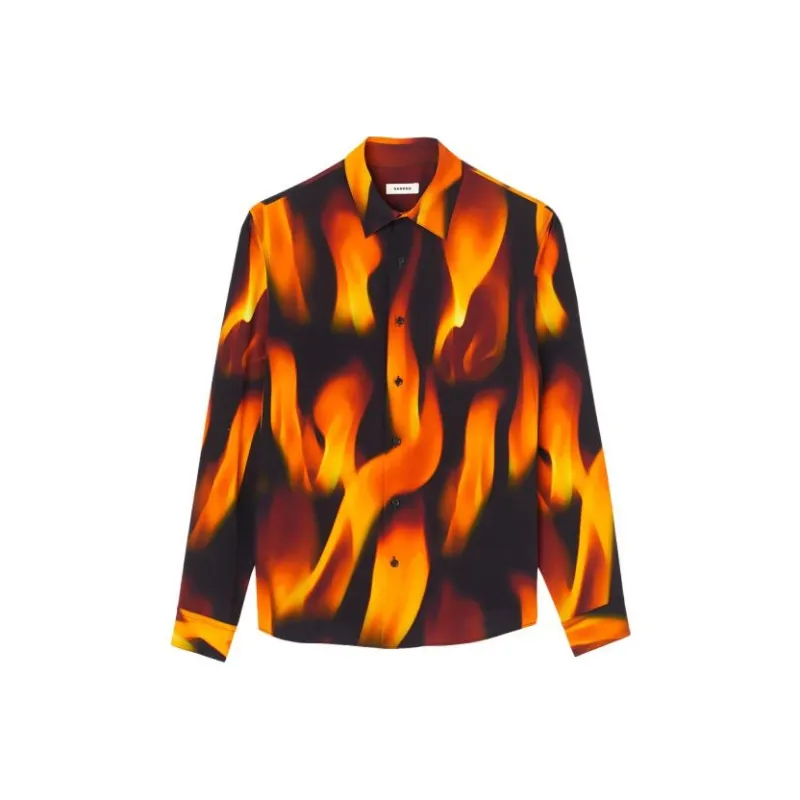 Sandro Shirts Men Black-0