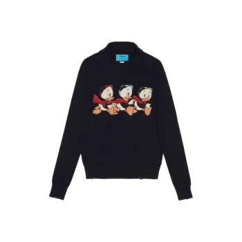 Disney X GUCCI Sweaters Men Dark Blue