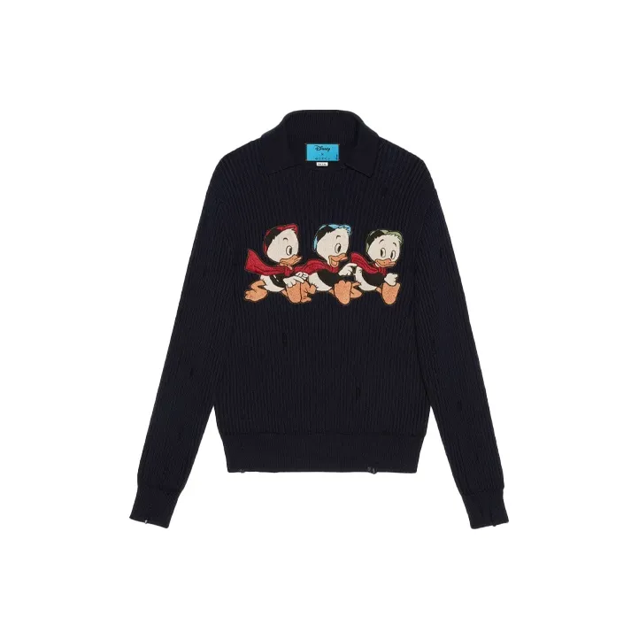 Disney X GUCCI Sweaters Men Dark Blue-0