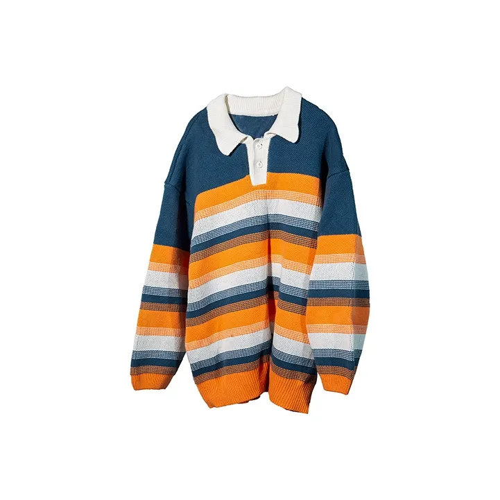 Loose Fit Sweater Unisex Orange-0