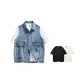 Denim Blue (Comes with Short-Sleeved Shirt T-Shirt)