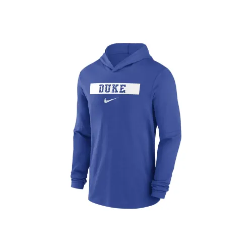 Nike Duke Blue Devils Sideline Men's Nike Dri FIT College Long Sleeve Hooded Top