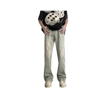 PAINT STAIN Jeans Men's Yellow Mud