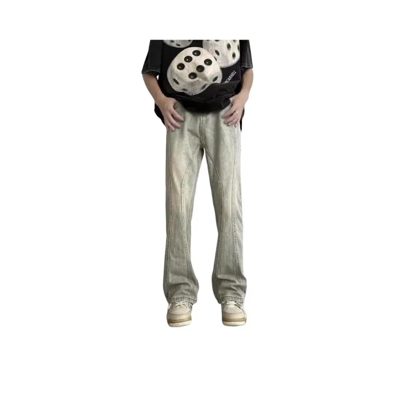 TESTUNG Jeans Men Yellow Mud--0