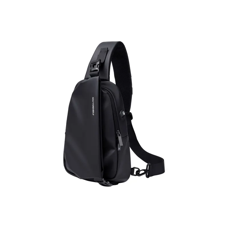 GOLF Fabric Sling Bag Men's Dusty Black/Elegant Gray-1