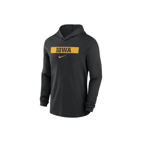 Nike Iowa Hawkeyes Sideline Men's Nike Dri-FIT College Long-Sleeve Hooded Top